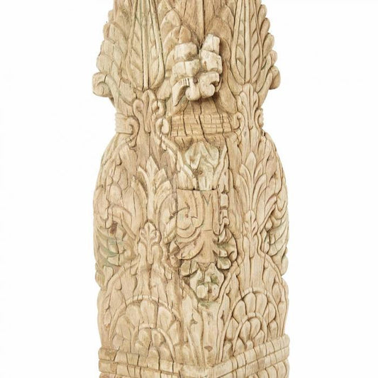 Timber Pillar Candle Stand Nat-abc