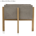 Planter Square Tolino 58x29x50-abc