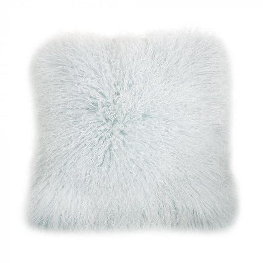 Tibetan Lambswool Cushion 50x50 Mist-abc