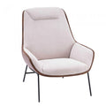 Cortez Occasional Chair 2 Tone Brn/Wh-abc
