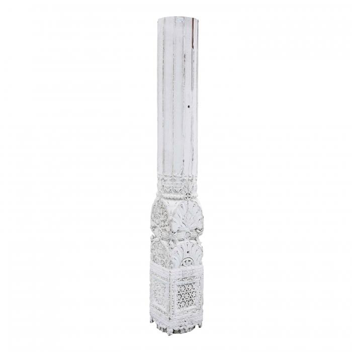 White Teak Column-abc