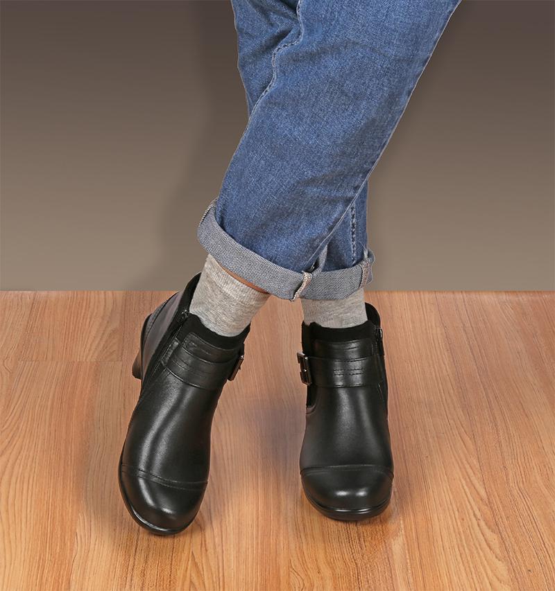Emma - Black 2" Heel Boots-abc