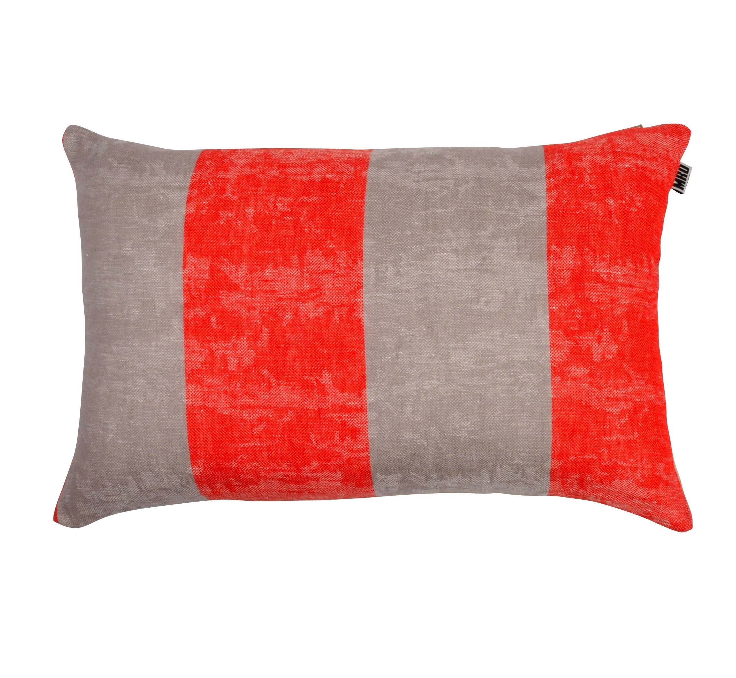 Milano Band Pillow Red-abc