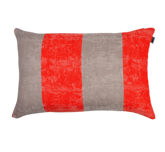 Milano Band Pillow Red-abc