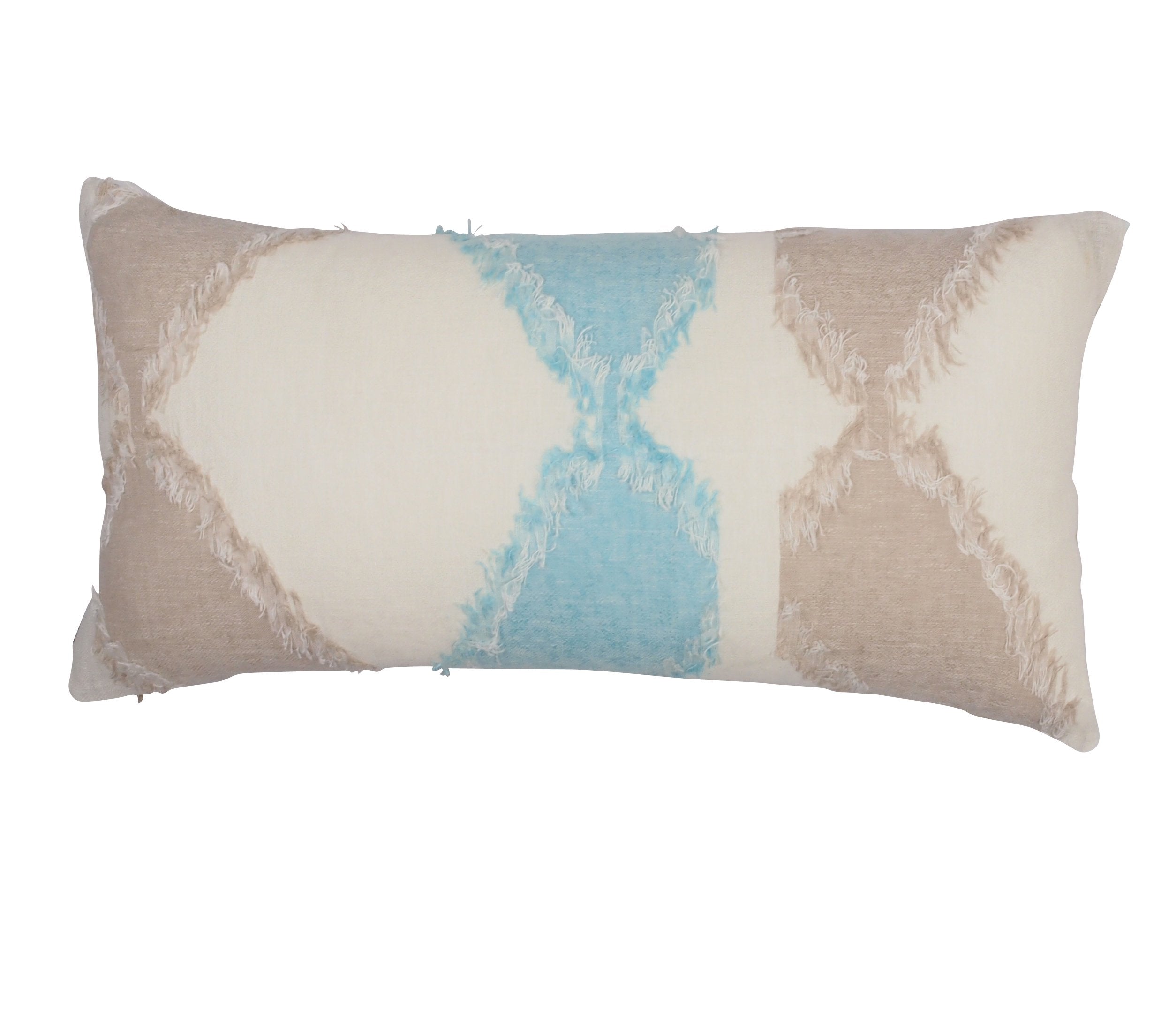 Milano Fringe Pillow Aqua-abc