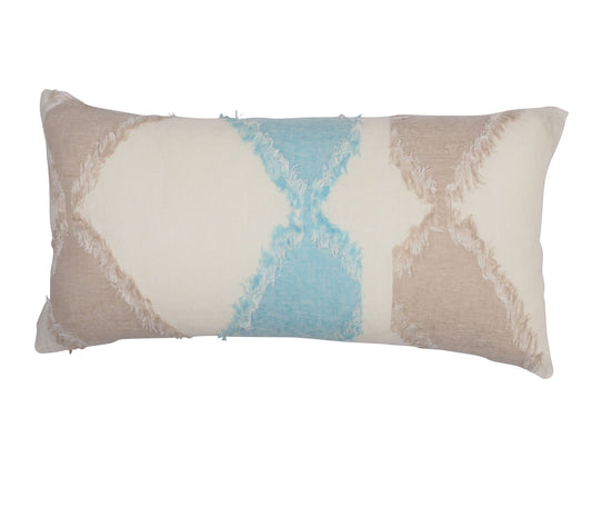 Milano Fringe Pillow Aqua-abc