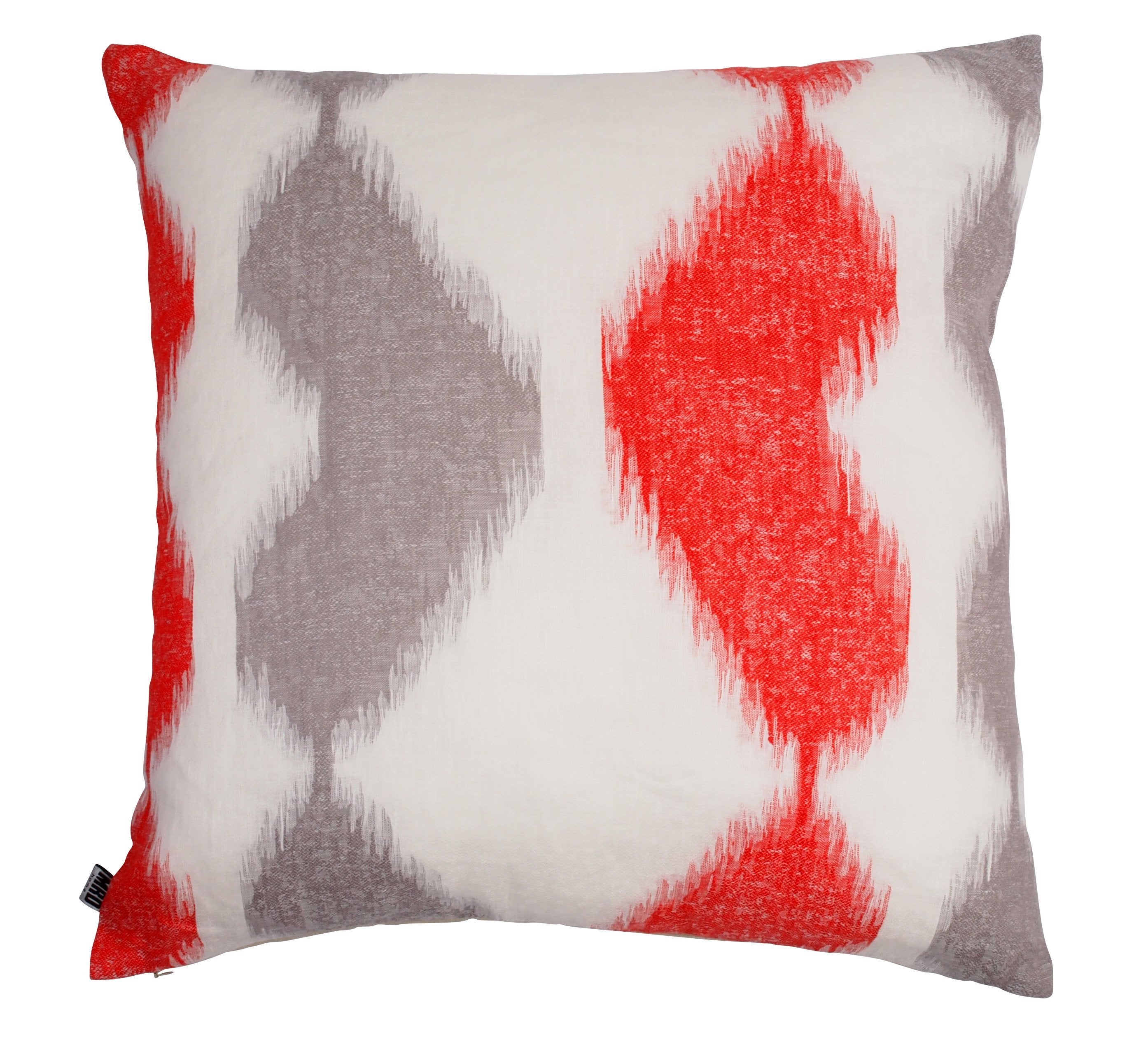 Milano Ikat Cushion Red-abc