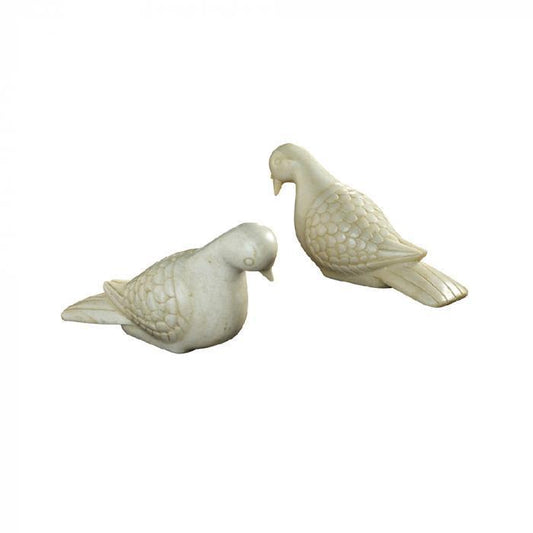 Jasmine Marble Doves Set/2 Sml-abc
