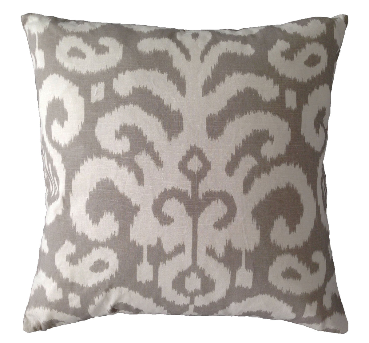 Ikat Cushion Taupe-abc