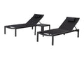 Florida 3 Piece Chaise Lounge Set in Charcoal-abc