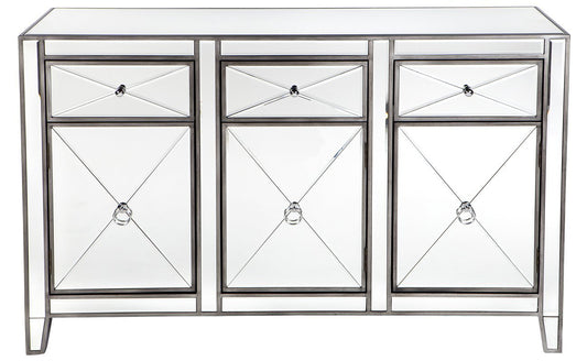 Apolo 3 Drawer Buffet - Antique Silver-abc