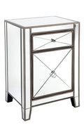 Apolo Bedside Table - Antique Silver-abc