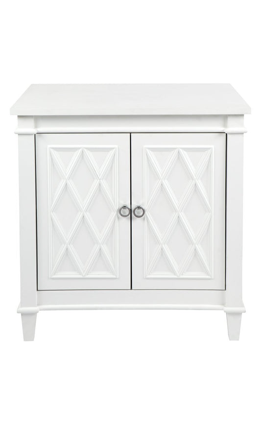 Plantation Satin Finished Cabinet - White-abc