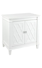 Plantation Satin Finished Cabinet - White-abc