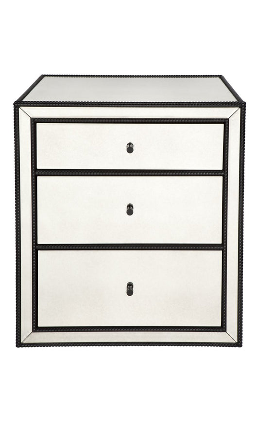 Brentwood 3 Drawer Bedside Table-abc