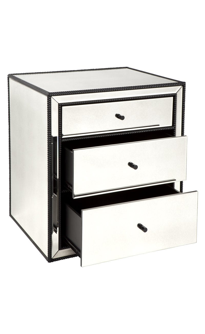 Brentwood 3 Drawer Bedside Table-abc