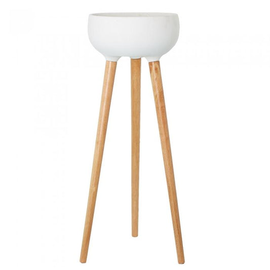 Pot Stand White-abc