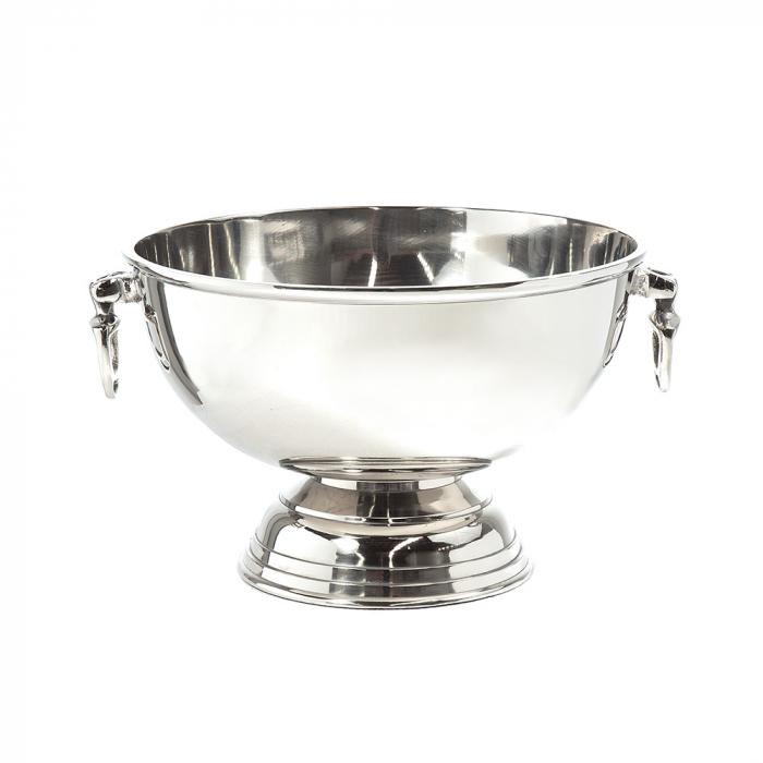 Round Ice Bucket in nickel-abc