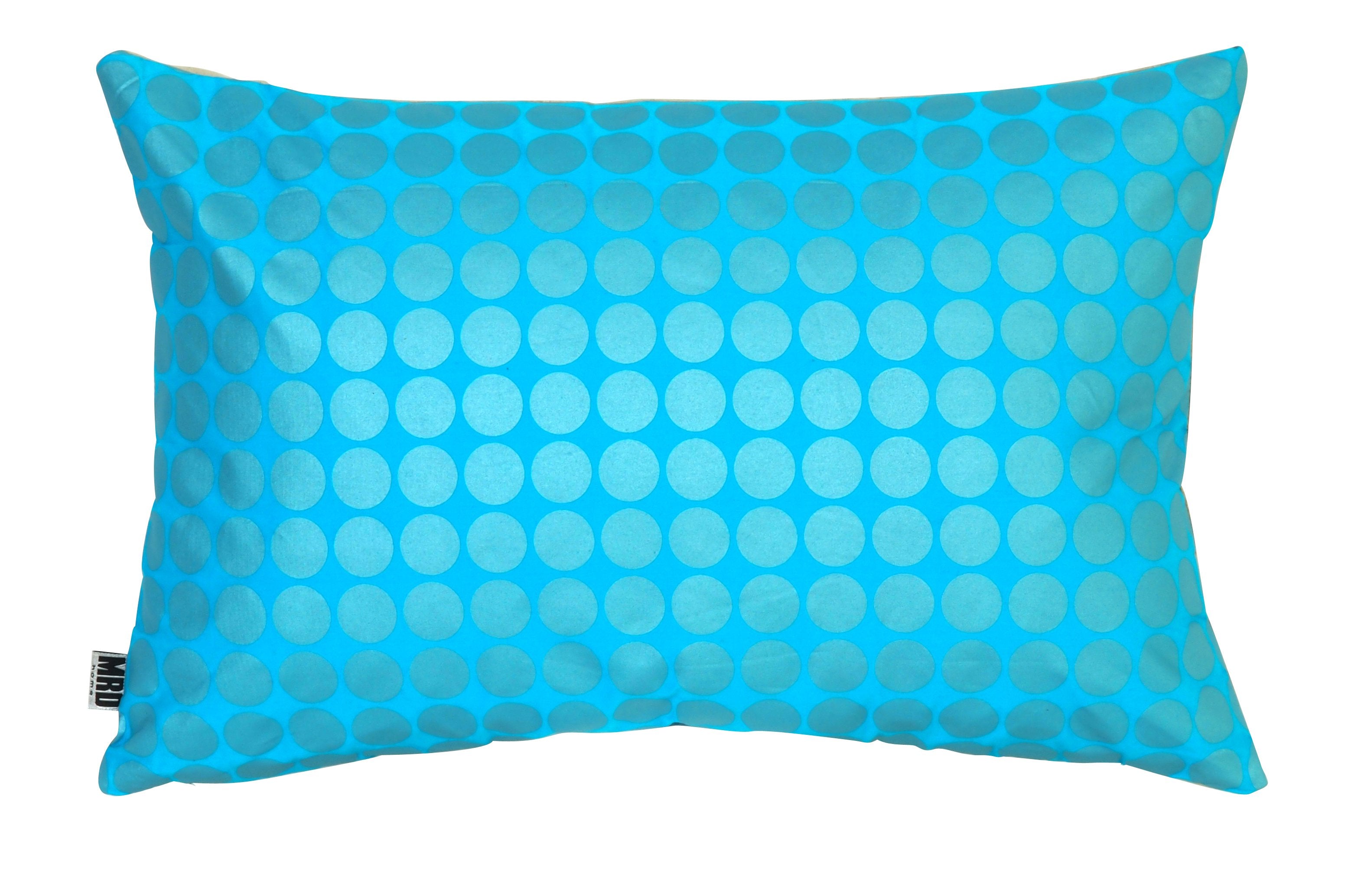 Spot Pillow Aqua-abc