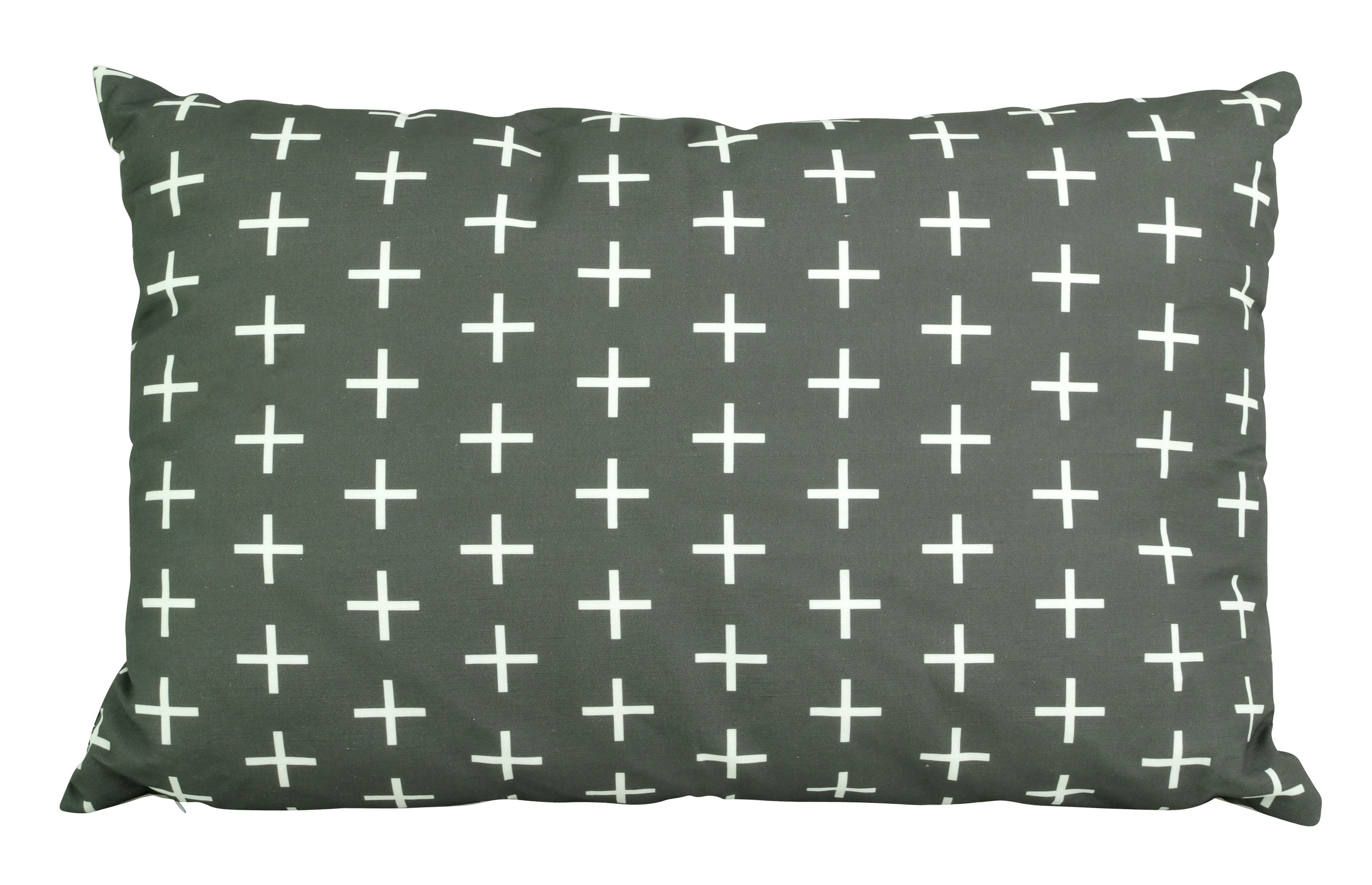 Steffi Crosses Pillow Grey-abc