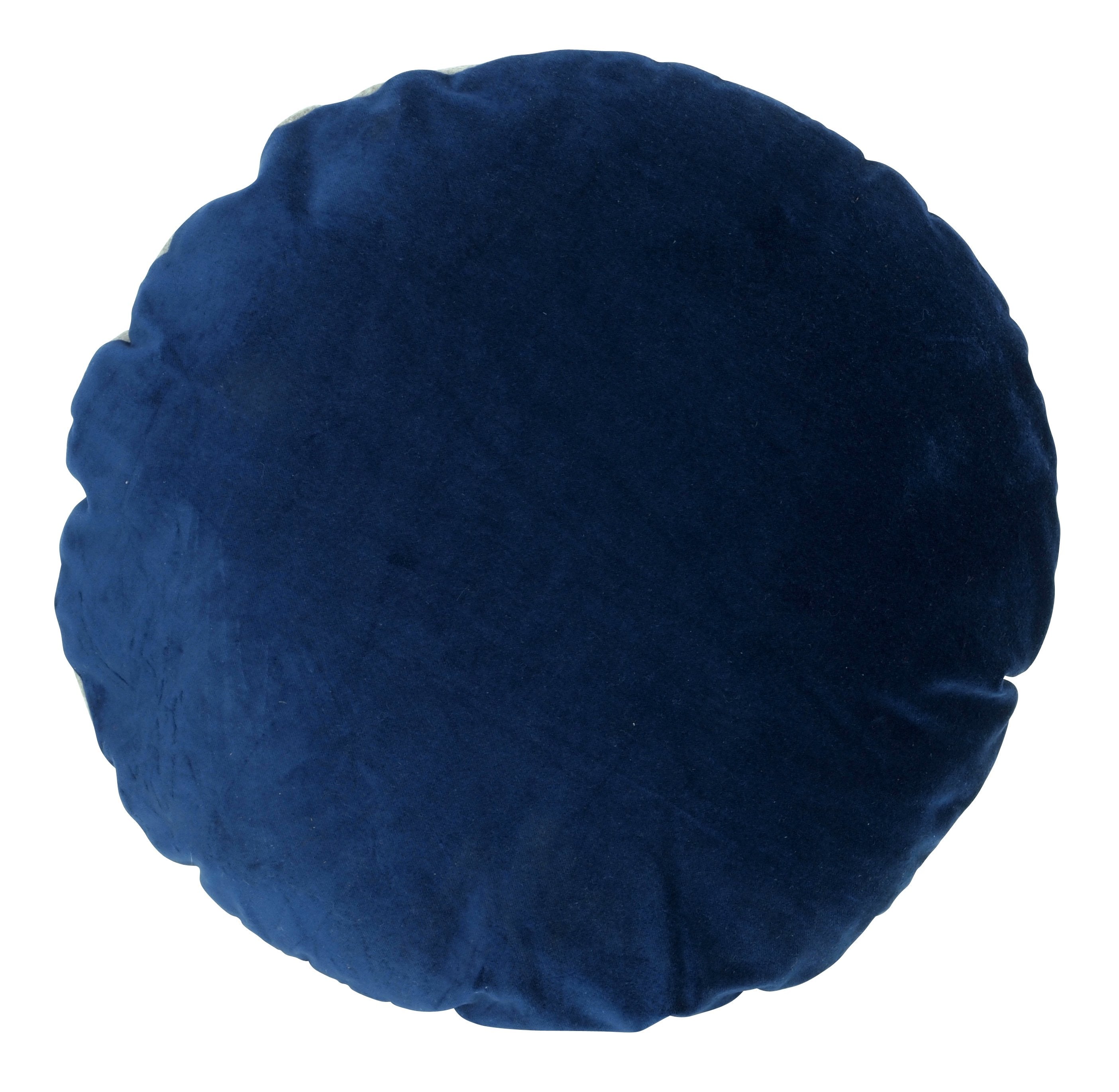 Norse Round Velvet 40cm Navy-abc
