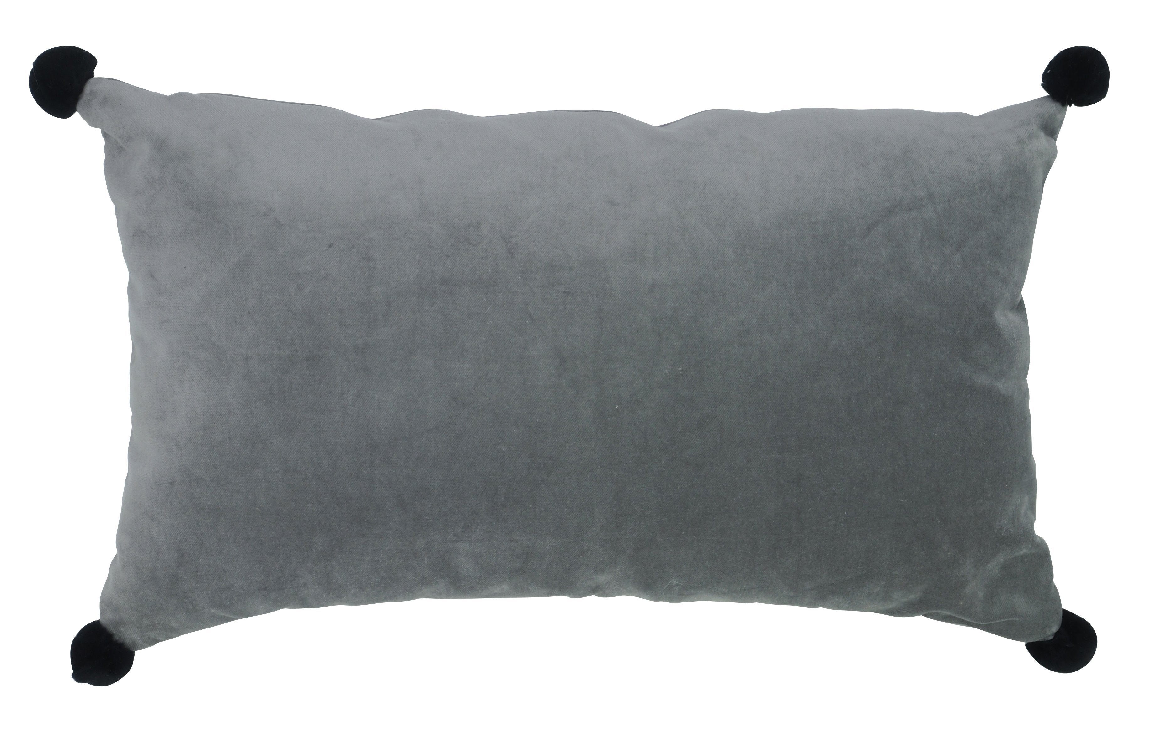 Norse Pom Pom Pillow Grey-abc