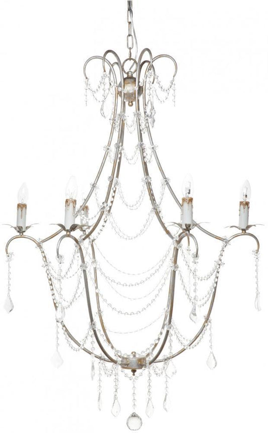 Whitney Chandelier - 6 Arm-abc