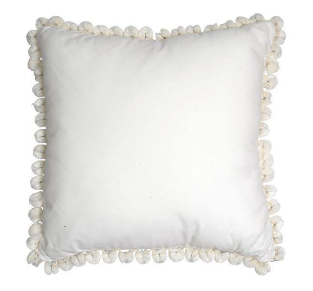 Ines Pom Pom Cushion Marshmallow-abc