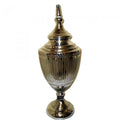 Mercury Glass Urn - Lge-abc