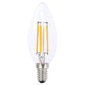 Globe LED Candle 4W 2700K Clear E14 Dimmable-abc