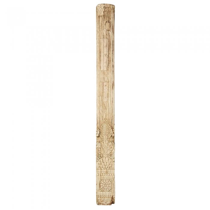Timber Pillar Candle Stand Nat-abc