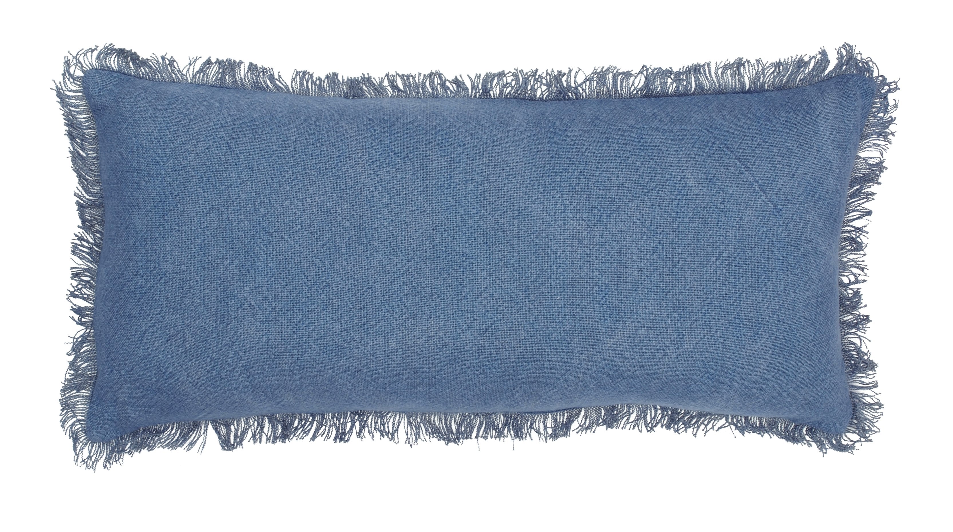 Issey Long Cushion Indigo-abc