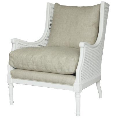Havana Arm Chair - White-abc
