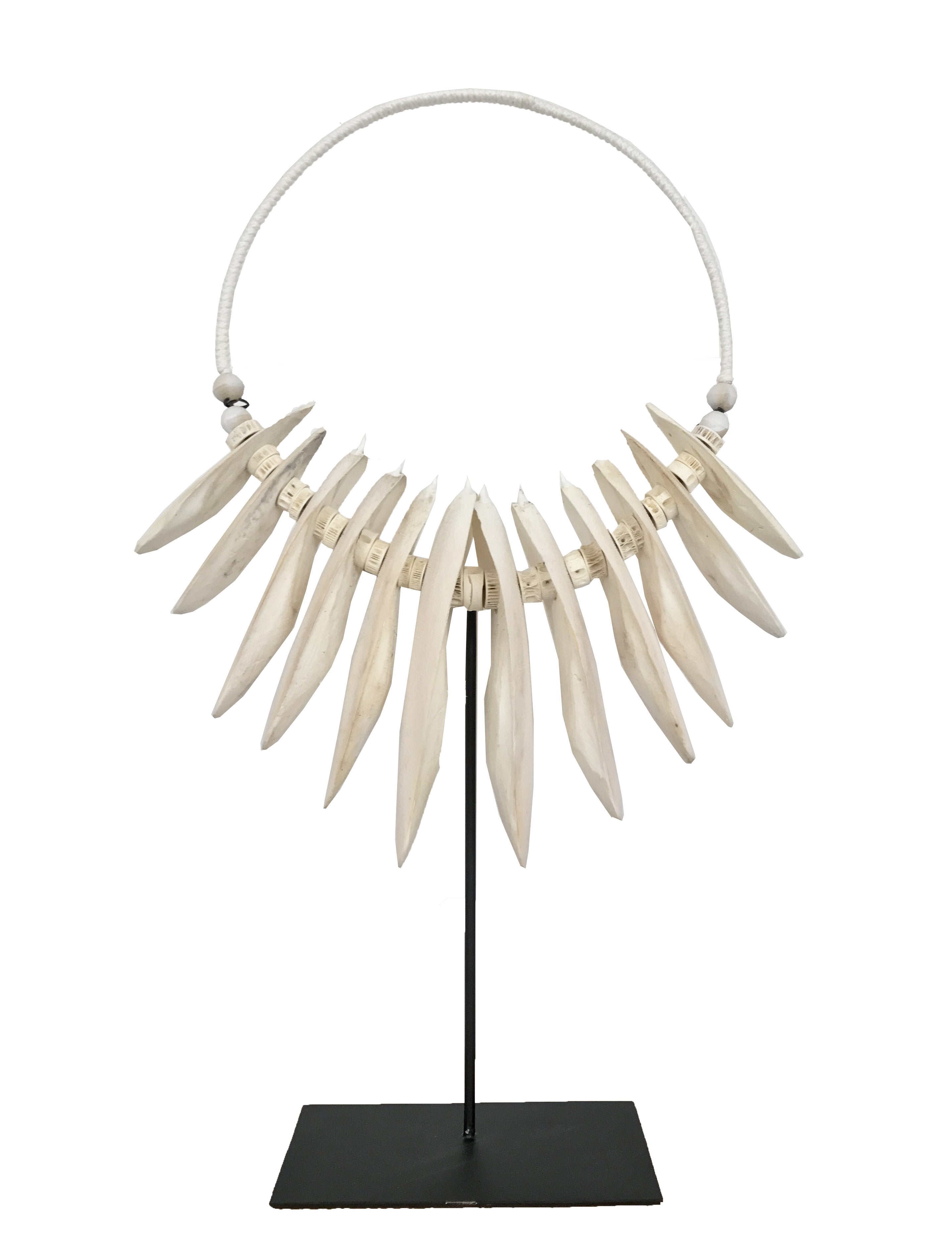 Dusk Necklace & Stand Natural-abc