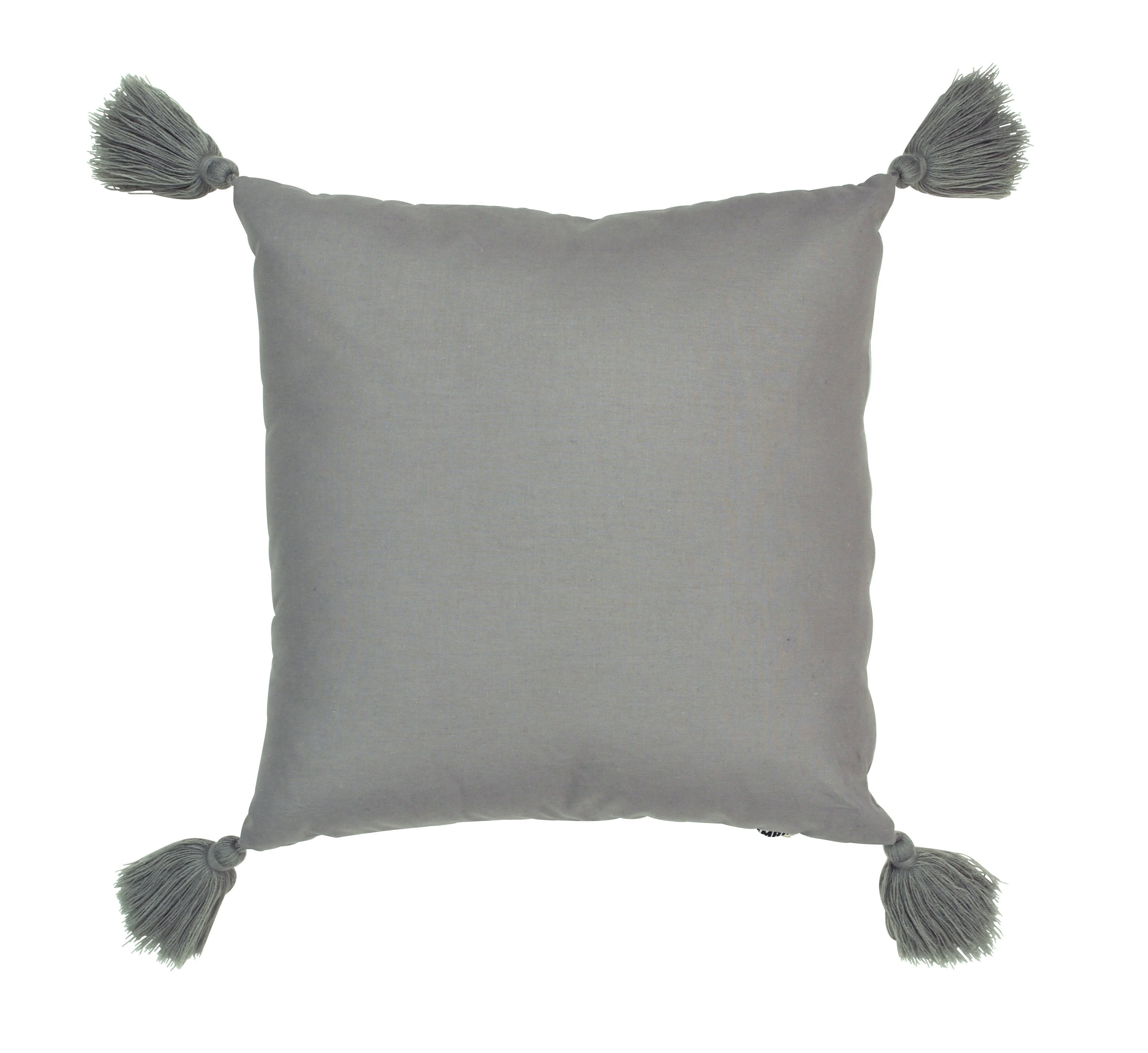 Inka Tassel Cushion Grey-abc