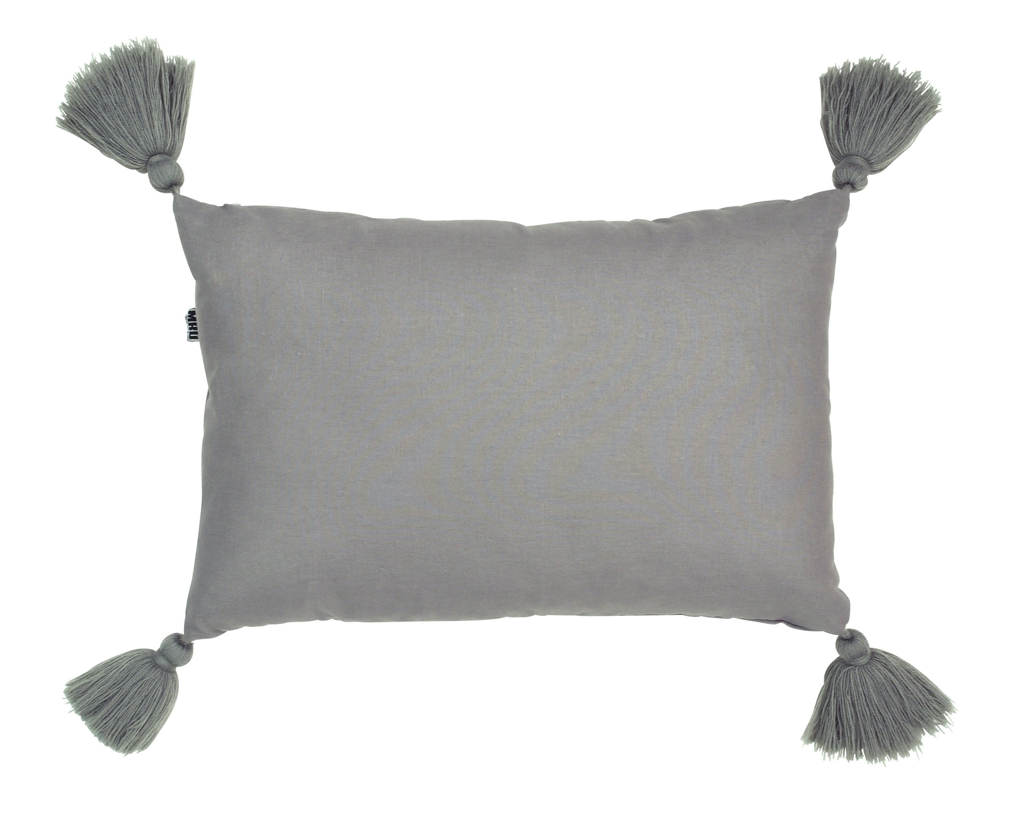 Inka Tassel Pillow Grey-abc