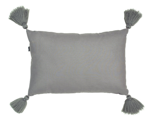 Inka Tassel Pillow Grey-abc