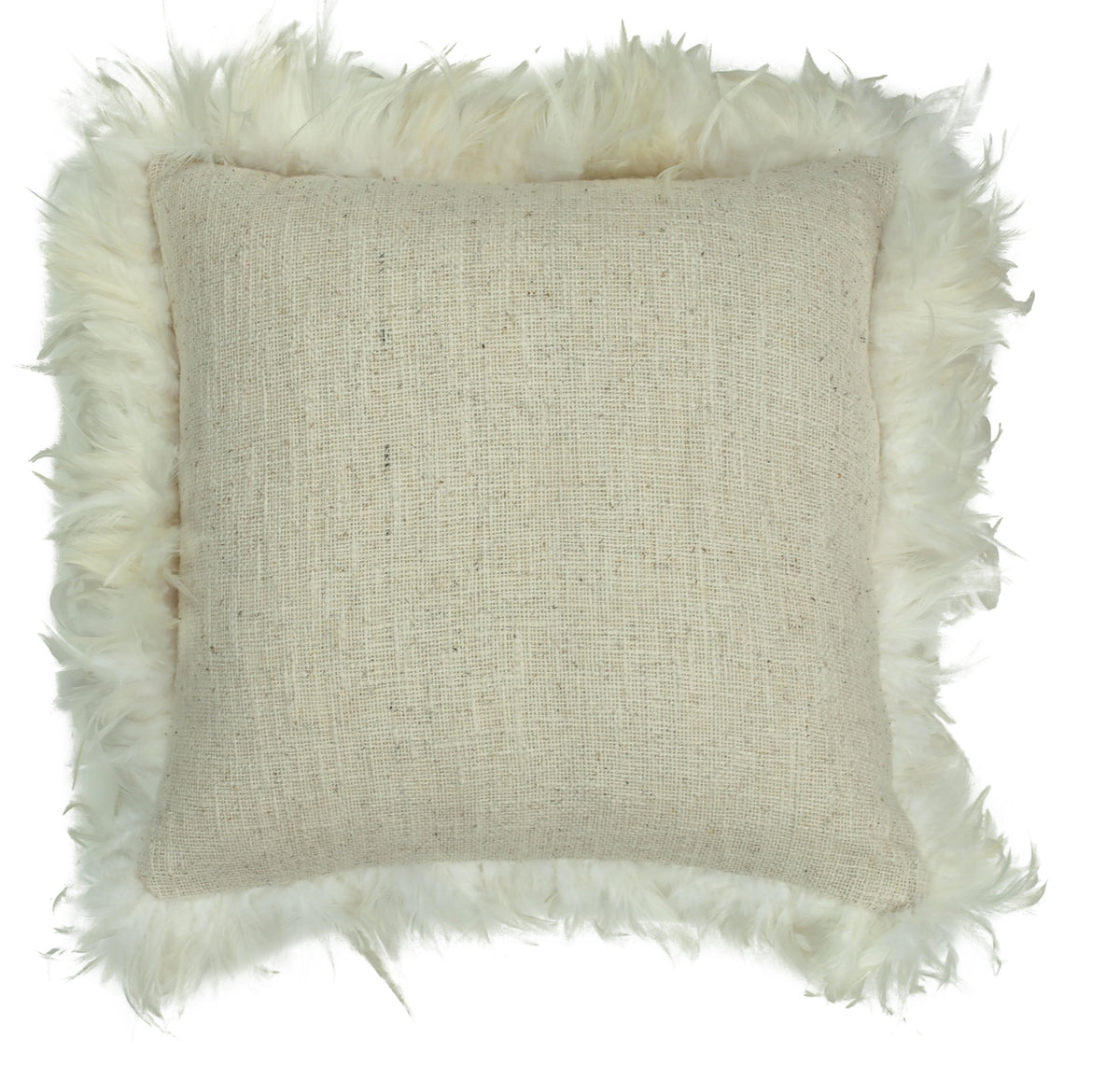 Cloris Feather Trim Cushion-abc