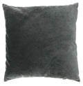 Zandra Velvet Cushion Grey-abc