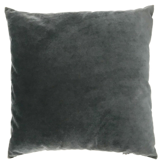Zandra Velvet Cushion Grey-abc
