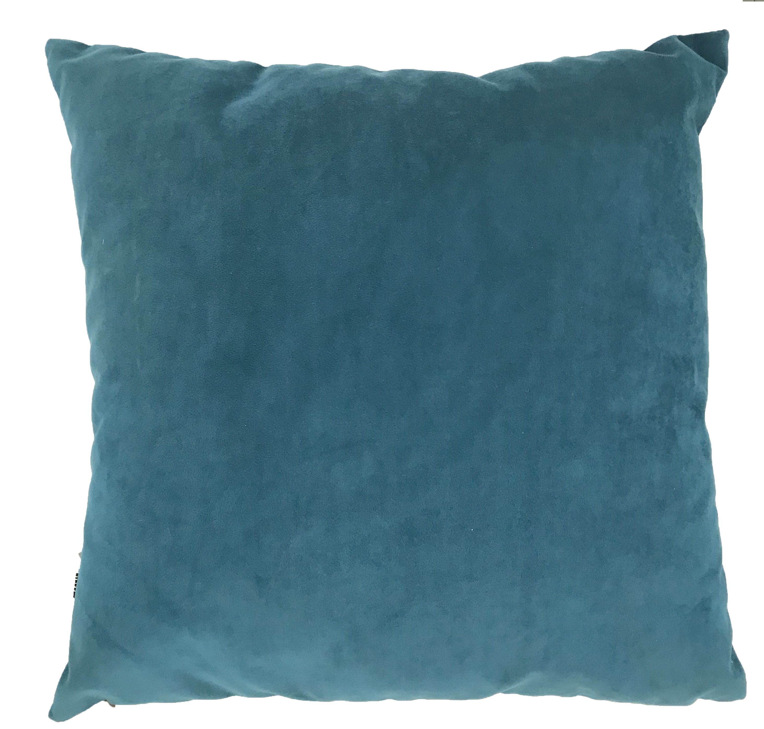 Zandra Velvet Cushion Teal-abc