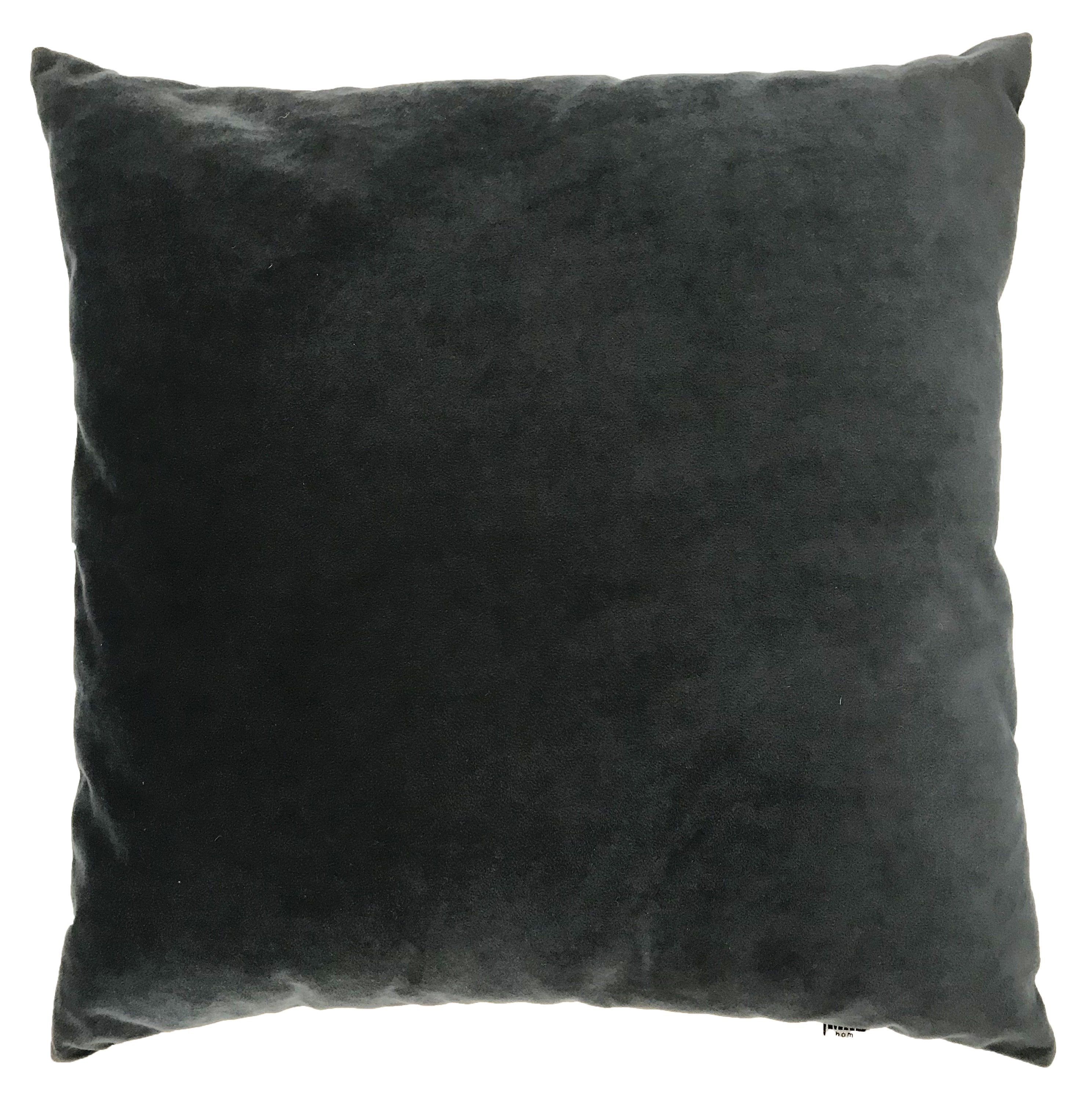 Zandra Velvet Cushion Black-abc