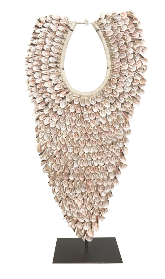 Coco Shell Collar Large Blush-abc
