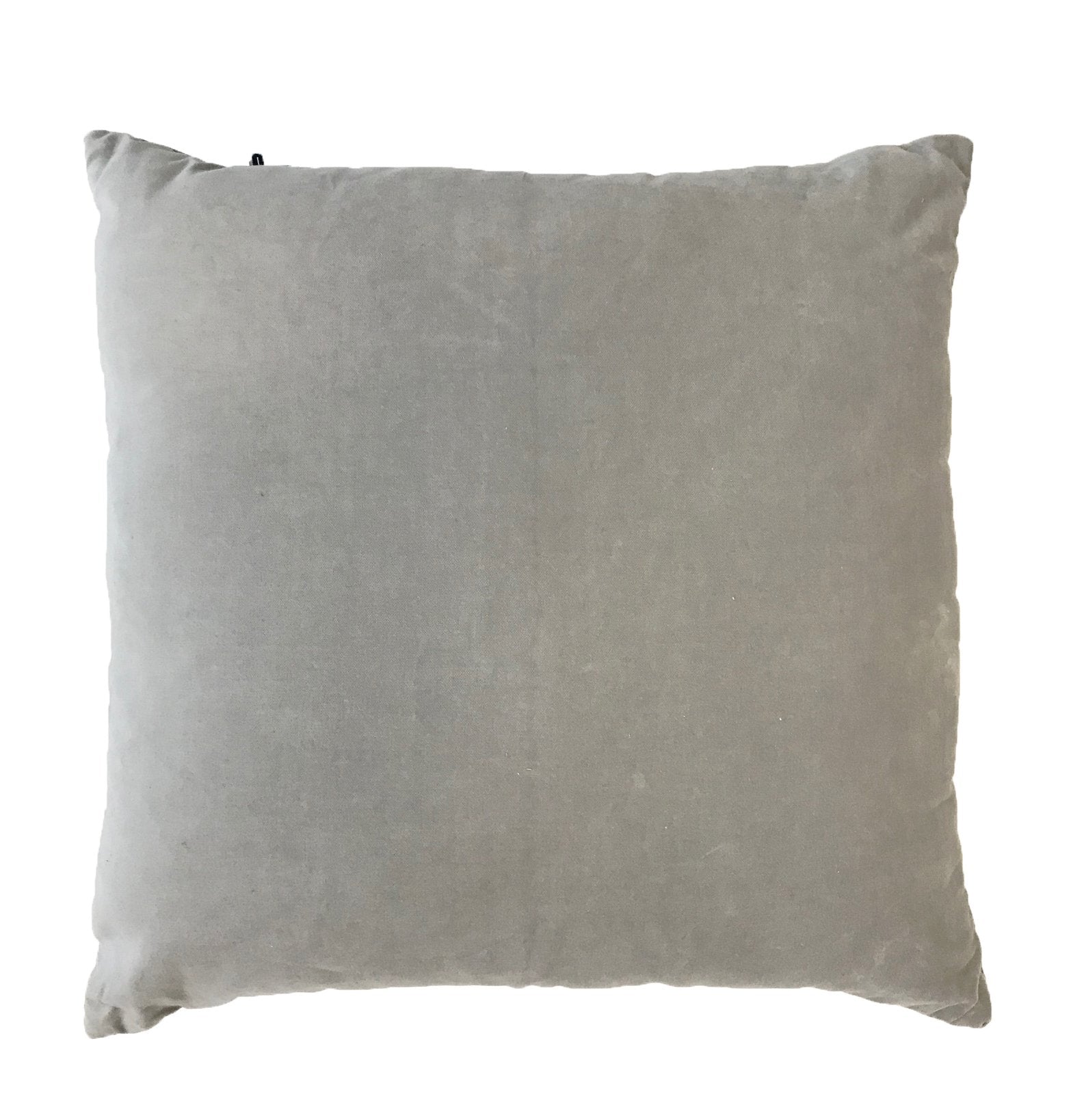 Orla Velvet Cushion Pale Grey-abc