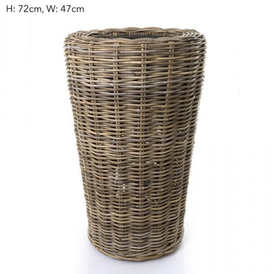 Rattan Plant Stand 45x70cm-abc