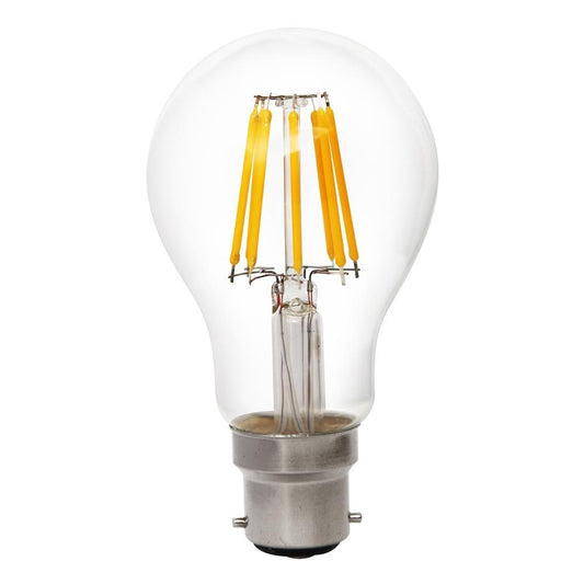 Globe LED Glass 8W 2700K Clear B22 Non-Dimmable-abc