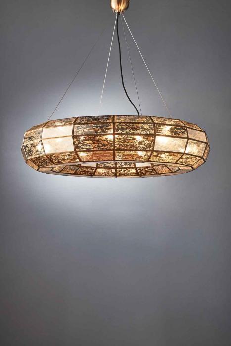Victoria large hanging lamp in brass-abc