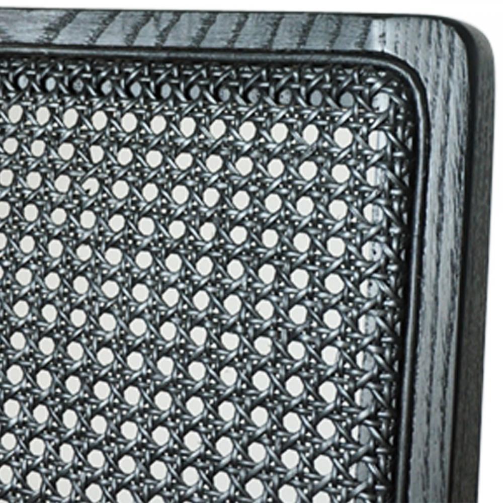 The Imperial Dining Chair - Black Frame w Black Linen-abc