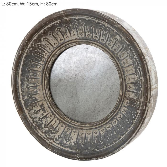 Lubon Round Mirror 79.5x79.5x15-abc