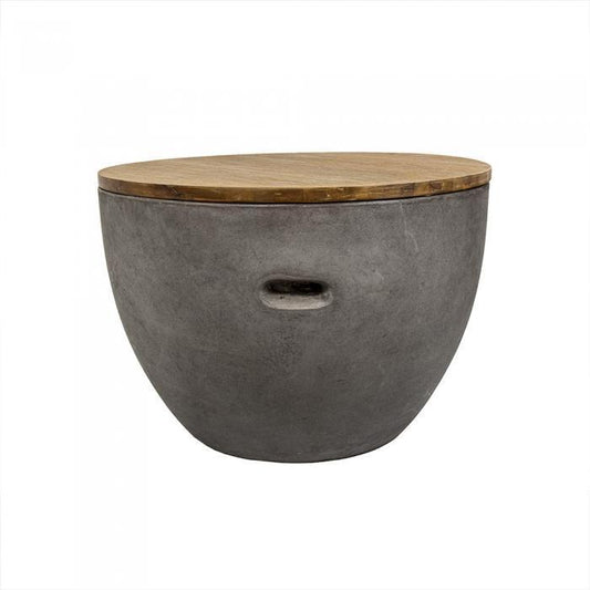 Sabah Side Table w/Timber Top-abc